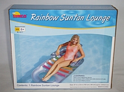 Rainbow Suntan Lounger